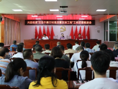 从“独角戏”到“大合唱”！兴宁市兴田街道努力绣出“百千万工程”缤纷图景