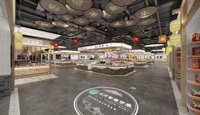 预计明年1月开业使用！梅城百花洲市场提升改造工程全面动工