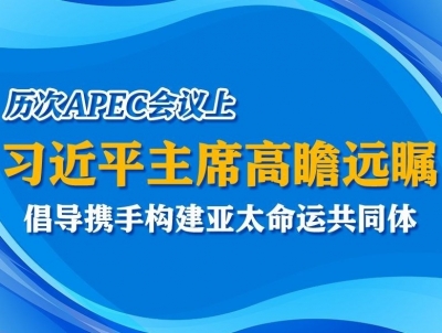 学习进行时丨历次APEC会议上 习近平主席高瞻远瞩 倡导携手构建亚太命运共同体