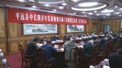 平远县中长期青年发展规划实施工作联席会议第三次全体会议召开