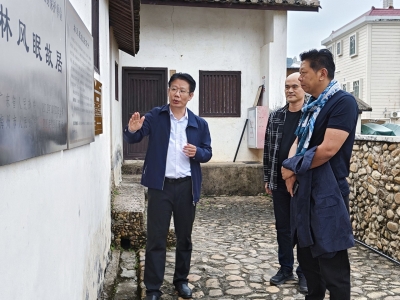 旅美华人艺术家曹俊来梅考察交流客家文化：循迹风眠故里 感受客家文化