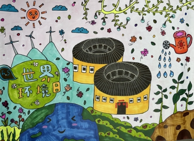 大埔县张云栽实验小学郭煜城丨绘画