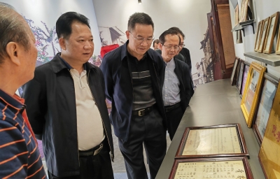市政协调研梅城历史文化遗存保护与利用情况