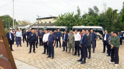 蕉岭县委常委会到长潭镇调研并召开会议：做示范树标杆，奋力争当“百千万工程”排头兵