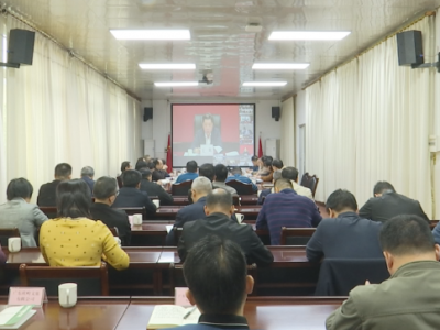 蕉岭县组织收看收听全市项目谋划储备和实施推进会议