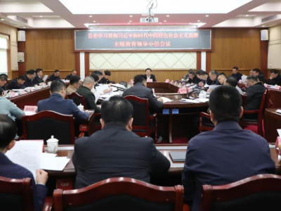 丰顺县委学习贯彻习近平新时代中国特色社会主义思想主题教育领导小组会议召开