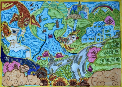 大埔县张云栽实验小学丘炜佳丨绘画