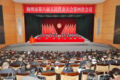 市八届人大四次会议举行第二次全体会议