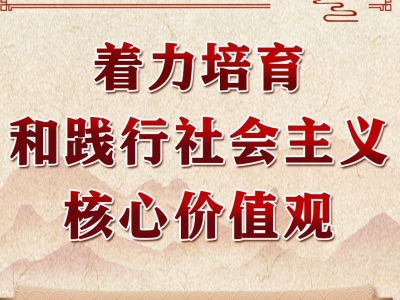 学习进行时丨领悟习近平文化思想系列之三：着力培育和践行社会主义核心价值观