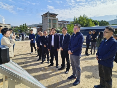 华润集团蓝屹一行来梅调研华润希望乡村选址工作