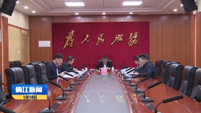 梅江区政府党组召开主题教育专题民主生活会：推动主题教育成果制度化长效化 助力加快建设高质量发展示范区