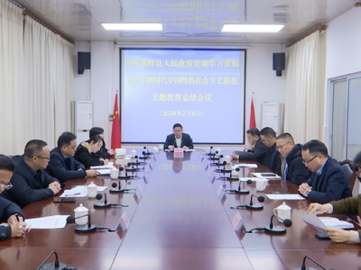 蕉岭县政府党组学习贯彻习近平新时代中国特色社会主义思想主题教育总结会议召开