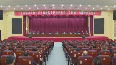蕉岭县学习贯彻习近平新时代中国特色社会主义思想主题教育总结会议召开：持续巩固拓展 主题教育成果，全力打造“百千万工程” 典型县、融湾综合示范窗口
