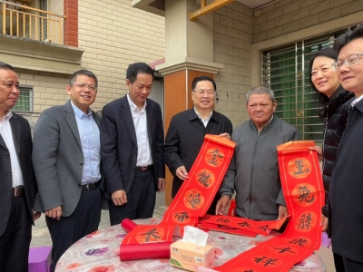 做好新时代“侨”文章 助力梅州苏区振兴发展！中国侨联联合全国总工会来梅调研并开展新春慰问