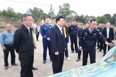 张志锋罗达祥率队到埔寨镇检查元宵节“烧火龙”活动安防、应急和保障工作