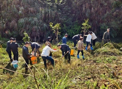 广东客都文旅公司到大埔开展绿美梅州“千村增绿先锋行”主题党日活动