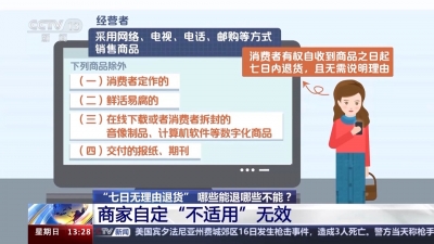 哪些网购物品可以“七天无理由退货”？这份“适用指南”请收好