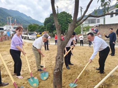 丰顺县建桥镇凝聚乡贤合力，一起植树添绿！