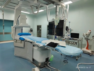 兴宁市人民医院新医院DSA机运行成功