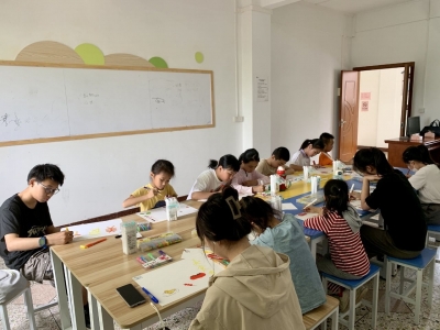 西郊街道美育公益课堂开始啦！共设32次课，持续到年底