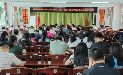 兴宁黄槐镇召开党委农村工作会议暨深入实施“百县千镇万村高质量发展工程”推进会