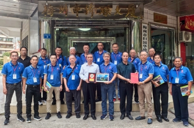 马来西亚槟榔屿广东暨汀州会馆访问团来梅参访