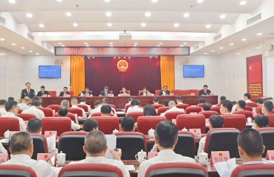 市八届人大常委会第二十次会议召开