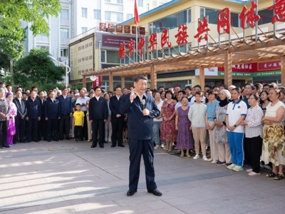 学习进行时丨总书记宁夏考察这一幕，让人想到这个经典比喻