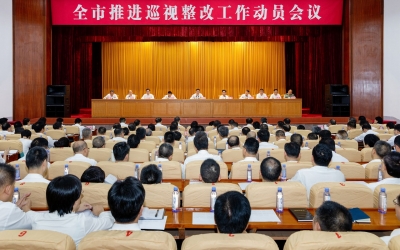 全市推进巡视整改工作动员会召开 深入贯彻落实习近平总书记关于巡视工作的重要论述  提高政治站位扎实做好巡视整改“后半篇文章”  