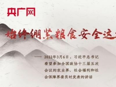 【每日一习话】始终绷紧粮食安全这根弦