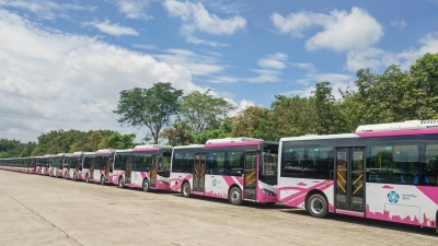 外表“很梅州”！梅城100辆新公交车，陆续投入使用！