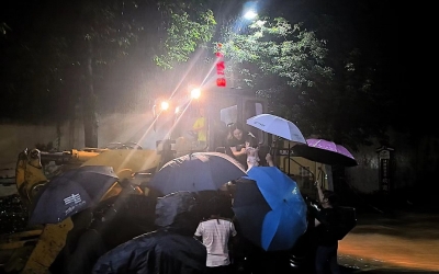 以雨为令迅速行动！蕉岭县各级各部门全力以赴抢险救援