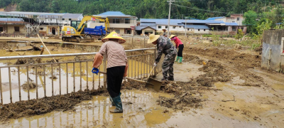 党旗飘扬在一线！平远长田镇高南村党支部充分发挥干部堡垒作用和党员先锋模范作用