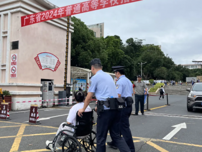 高考首日！考生执笔追梦，梅江公安倾力护航