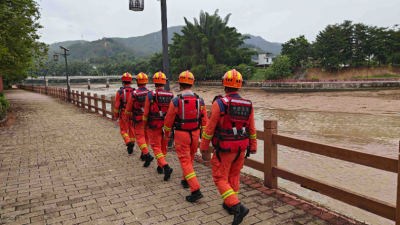 台风“格美”带来大暴雨，梅州消防全力做好防御台风应急救援准备工作