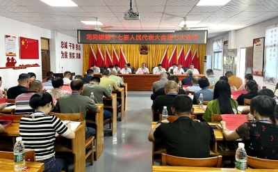 丰顺县龙岗镇第十七届人民代表大会第七次会议召开