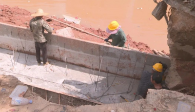 梅县区水务局全力开展损毁水利设施抢修工作