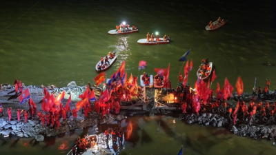 湖南华容团洲垸洞庭湖大堤决口完成封堵