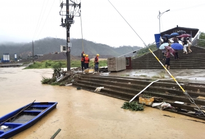 抗击台风“格美”，全力保障供电！南方电网广东梅州供电局在行动