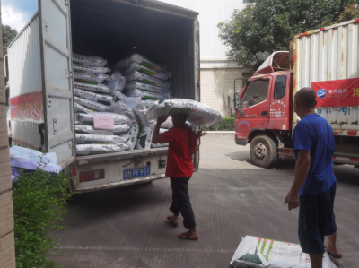 助力灾后复产！爱心企业向梅州捐赠肥料等生产物资