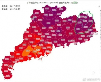 最高或至37℃！梅州8个高温橙色预警生效中