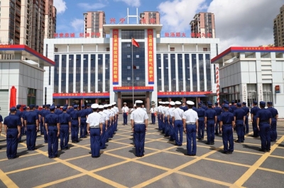 兴宁市完成“一镇一队”消防救援力量网建设
