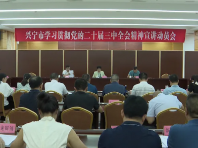 兴宁市召开学习贯彻党的二十届三中全会精神宣讲动员会