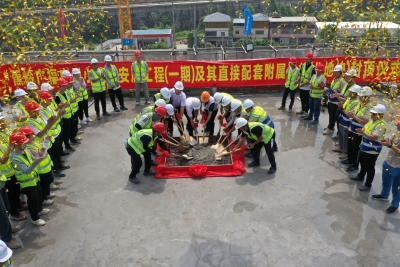 提前7天！蕉岭广福“广州小镇”项目提前完成首栋封顶