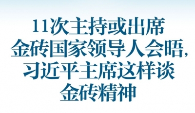 学习新语｜11次主持或出席金砖国家领导人会晤，习近平主席这样谈金砖精神