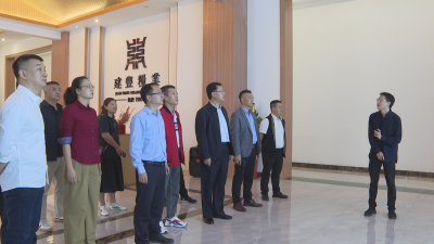 番禺区一行到蕉岭就广州番禺（蕉岭）食品产业园规划建设开展调研