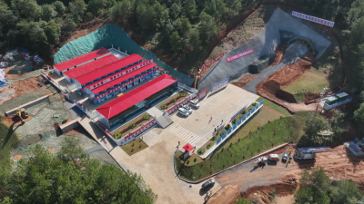 搅拌站和钢筋加工厂建成！武梅高铁蕉岭段建设有新进展→