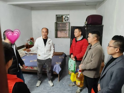 梅江区开展“情满迎新春 助爱送温暖”助力“百千万工程”春节慰问活动