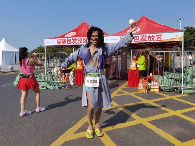 【比赛花絮】“洪七公”来跑梅马啦！