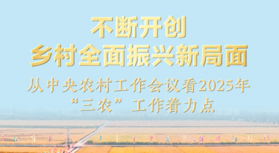 不断开创乡村全面振兴新局面——从中央农村工作会议看2025年“三农”工作着力点